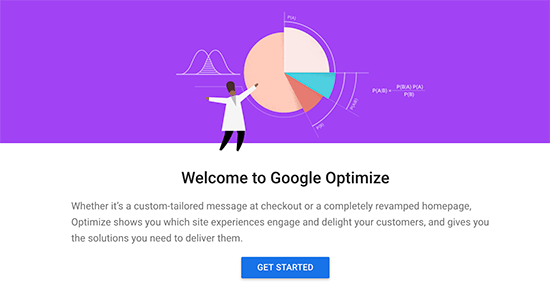 开始使用 Google 优化工具