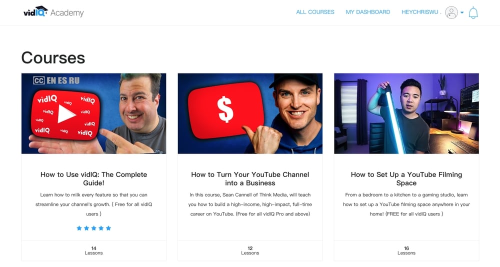 谷歌YouTube SEO外贸赚钱YouTube必备工具 之Vidiq测评 15 Vidiq 测评 - Vidiq Academy